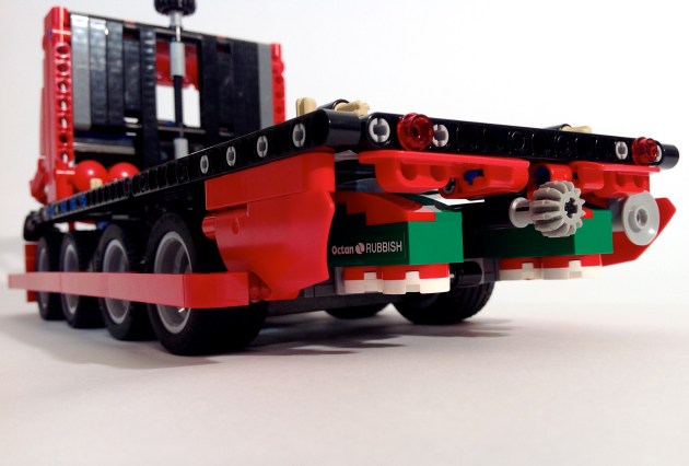 Placement of the large methane tanks. ThermoCommLink on right rear bumper.